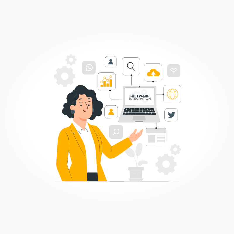 Člověk v žluté bundě