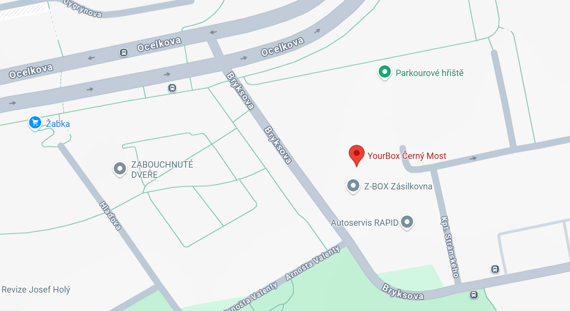 mapu s vyznačenou polohou