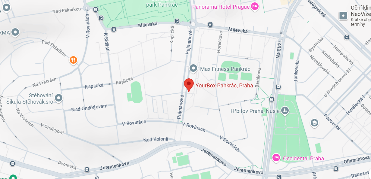mapa města