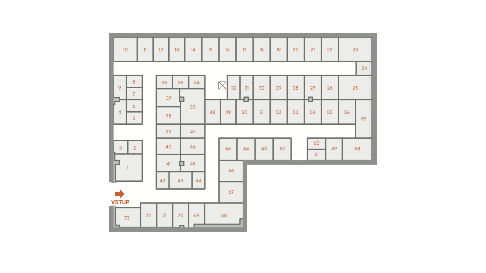 mapa budovy